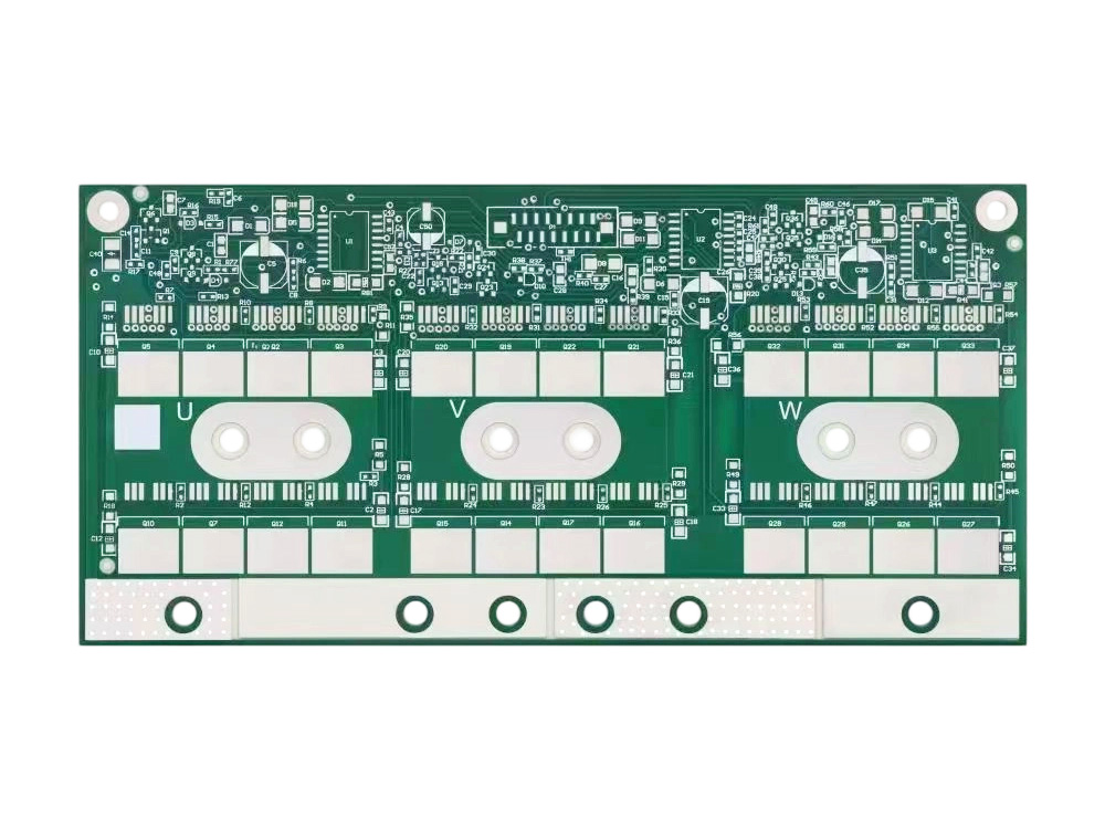 Aluminum PCB：Thick copper PCB：4-layers-AL 2W-2.0mm-2/2/2/2oz-HASL
